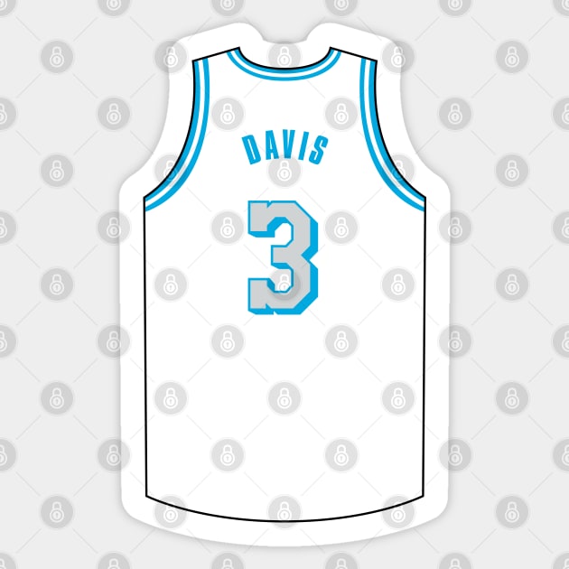 Anthony Davis Los Angeles Jersey Qiangy Sticker by qiangdade